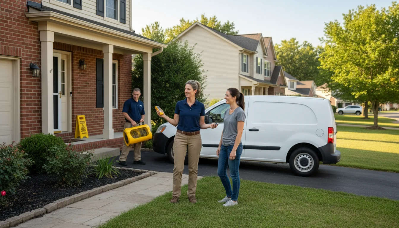 Water restoration image for Emergency Water Damage Restoration in Round Mountain, TX